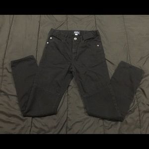 Boys’ Black Moto Jeans